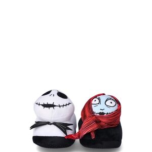 Disney Nightmare Before Christmas Slippers - Black, White, Red